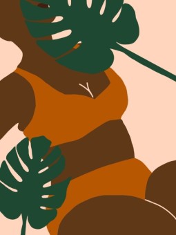Poster - Afro Silouhette