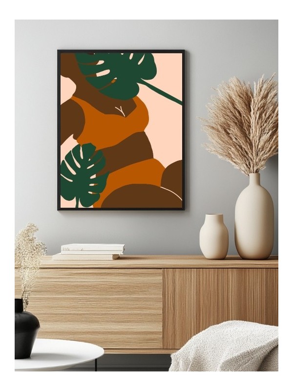 Affiche - Afro Silouhette
