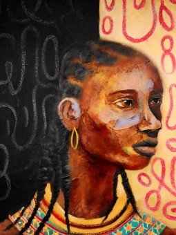Poster - Chaka - Accueil | Oueso - Contemporary Afro Art