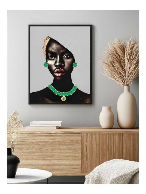 Poster - Fafa - Accueil | Oueso - Contemporary Afro Art