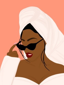 Affiche - Afro Anette