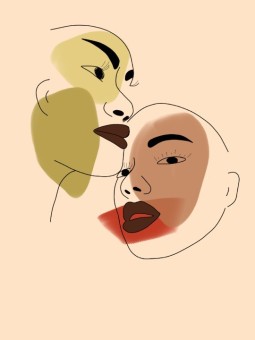 Affiche - Afro face