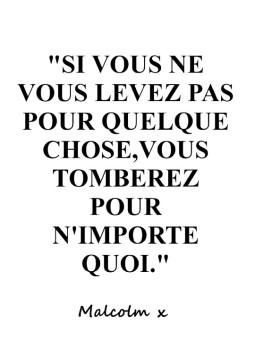 Affiche - Citation Malcolm X