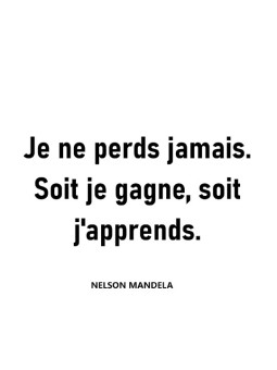 Affiche - Citation Neslon Mandela