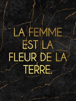 Affiche - La femme est une fleur