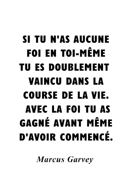 Poster - Quote Marcus Garvey 04-Accueil-OUESO