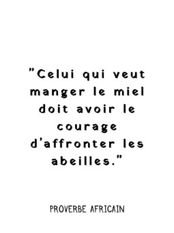 Affiche - Proverbe africain 7
