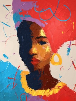Poster - Rouki - Accueil | Oueso - Contemporary Afro Art