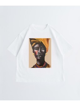Unisex T-shirt - Chuju - Accueil | Oueso - Contemporary Afro Art