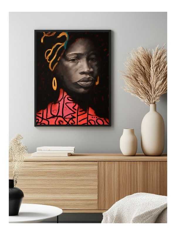 Poster - Moko - Accueil | Oueso - Contemporary Afro Art