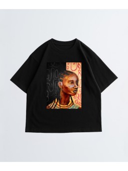 Unisex T-shirt - Chaka - Accueil | Oueso - Contemporary Afro Art