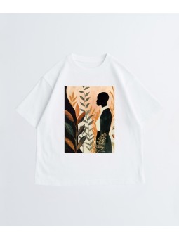 Unisex T-shirt - Botanical - Accueil | Oueso - Art Afro Contemporain
