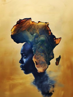 Poster - Afrika - Accueil | Oueso - Contemporary Afro Art