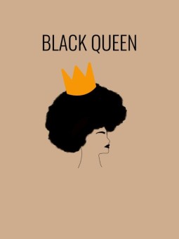 Poster - Afro black queen