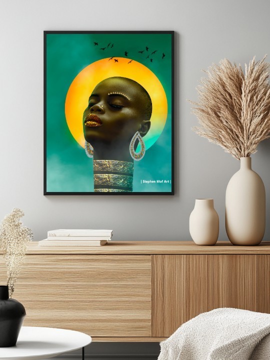 Affiche – Afro Radiance (STEPHEN MOF)-Affiches-OUESO
