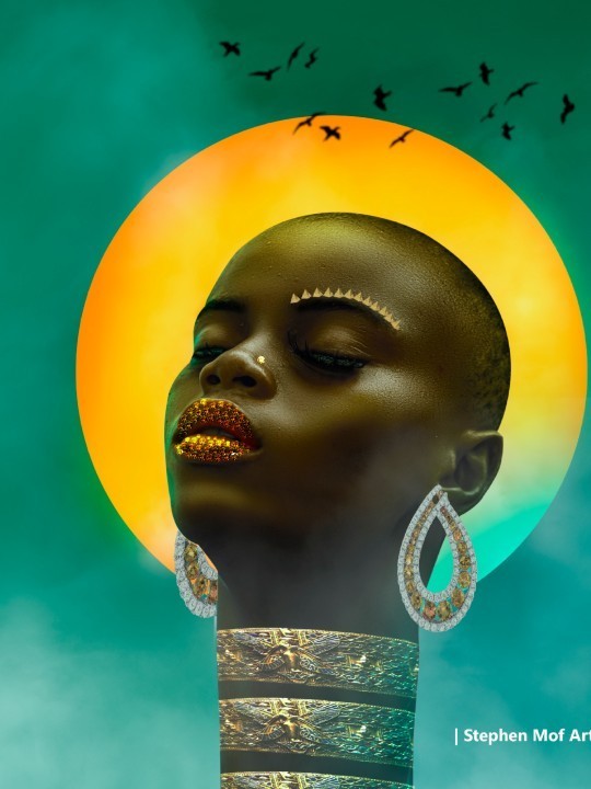 Poster - Afro Radiance (STEPHEN MOF)-Posters-OUESO