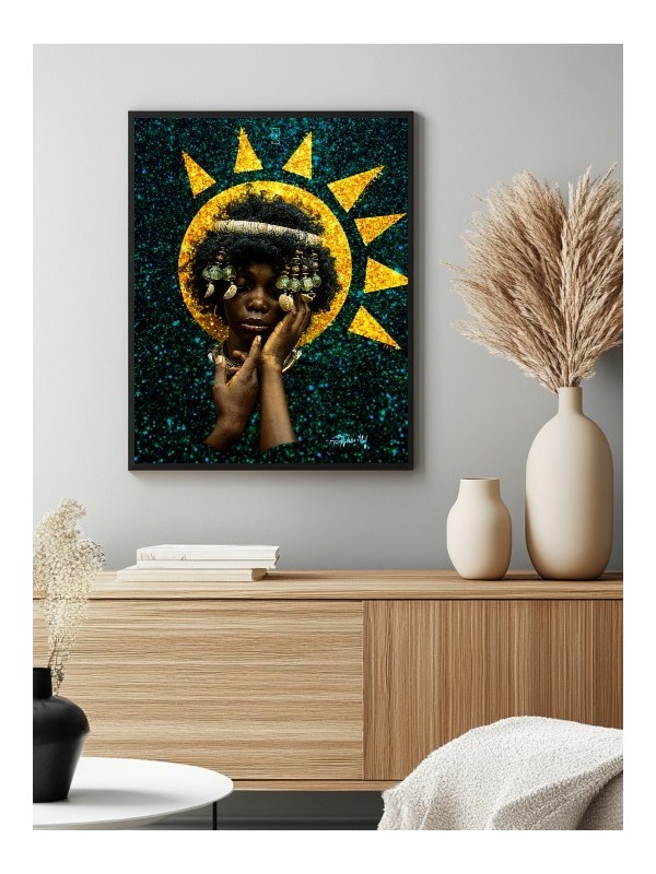 Affiche – Afro Calm (STEPHEN MOF) - Affiches | Oueso - Art Afro Con...