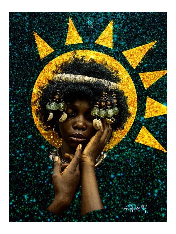 Affiche – Afro Calm (STEPHEN MOF) - Affiches | Oueso - Art Afro Con...