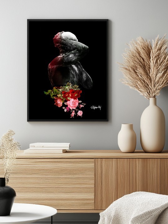 Poster - Afro Embrace (STEPHEN MOF)-Posters-OUESO