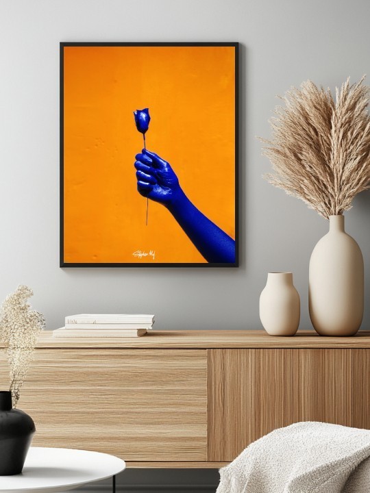 Affiche – Blue Bloom (STEPHEN MOF)-Affiches-OUESO