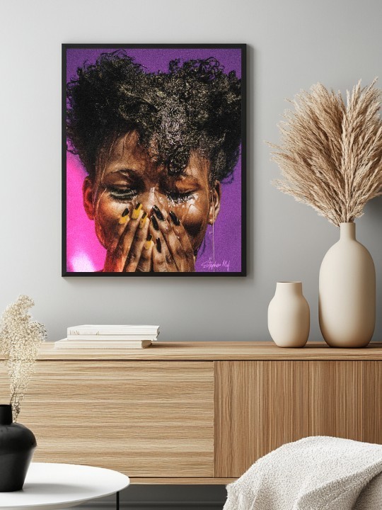 Poster - Afro Mousse (STEPHEN MOF)-Posters-OUESO