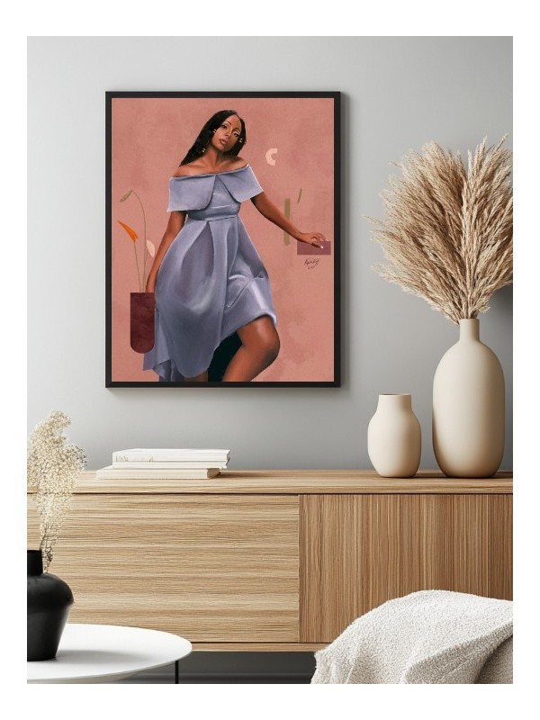 Affiche - Afro Mei Lune (PAPKOF) Affiche - Afro Mei Lune (PAPKOF)