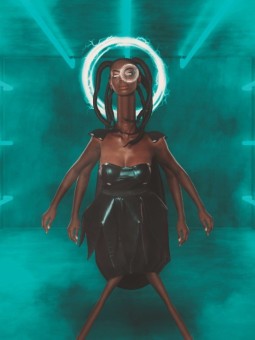Affiche - Data Goddess (RICKII LY) - Affiches | Oueso - Art Afro Co...