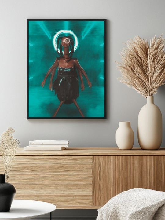 Poster - Data Goddess (RICKII LY)-Posters-OUESO