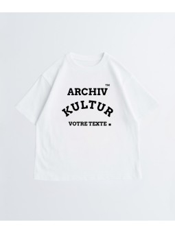 (Personalized) Unisex T-shirt - Archiv Kultur - Accueil | Oueso - C...