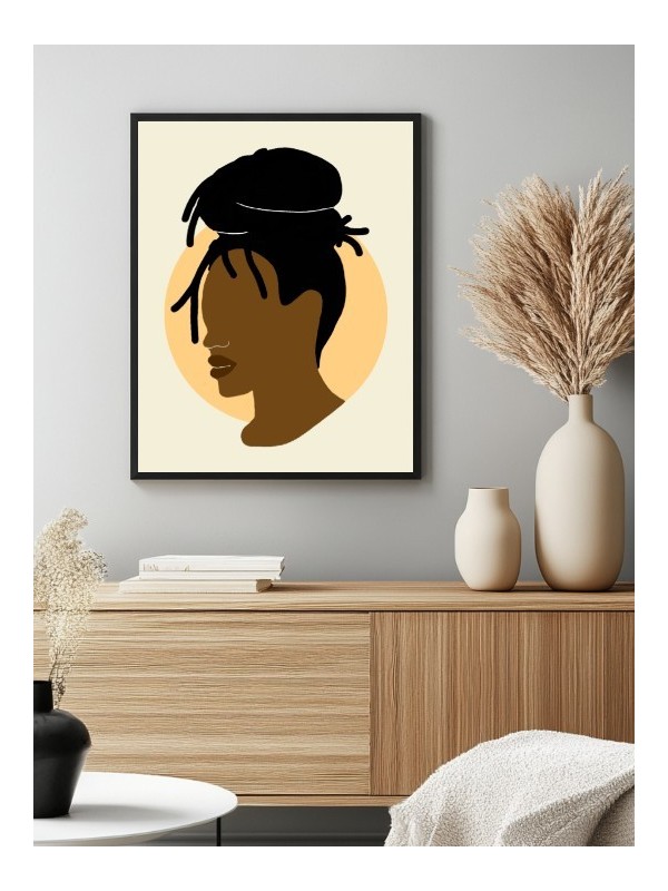 Affiche - Afro Raven Affiche - Afro Raven