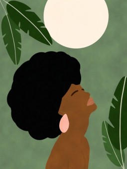 Poster - Afro Moonlight