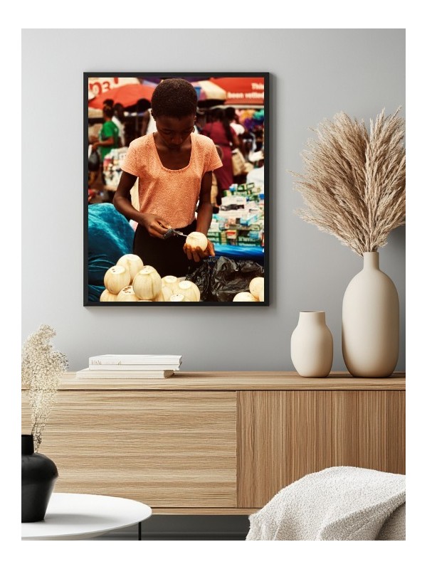 Poster - Afro Marché (KWAME AFRICA)