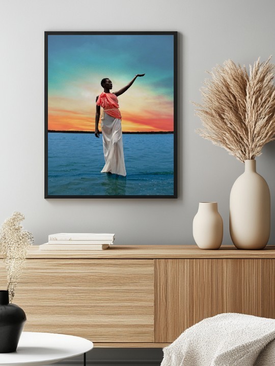 Affiche - Afro Sika la (Blvck vrtist)-Affiches-OUESO