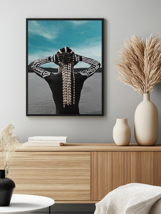 Affiche - Afro Issa (Blvck vrtist)-Affiches-OUESO