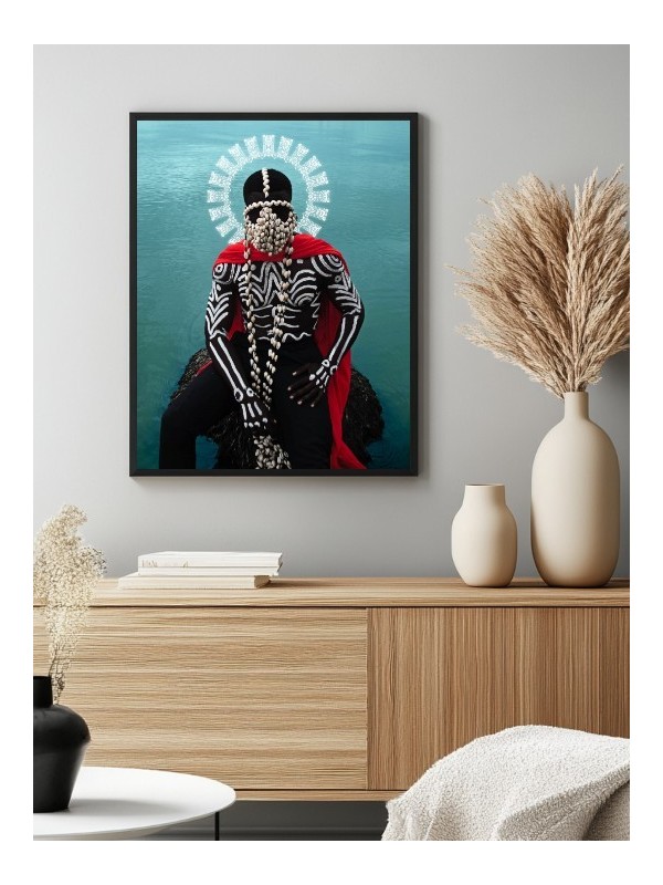 Poster - Afro Zahra (Blvck vrtist) - Posters | Oueso - Contemporary...