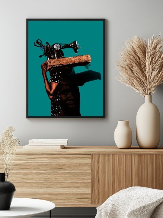 Affiche - Afro Sira (BLVCK VRTIST)-Affiches-OUESO