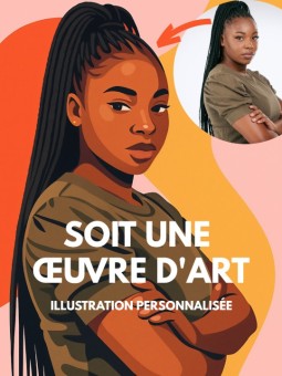 Affiche colorée personnalisée - Accueil | Oueso - Art Afro Contempo...