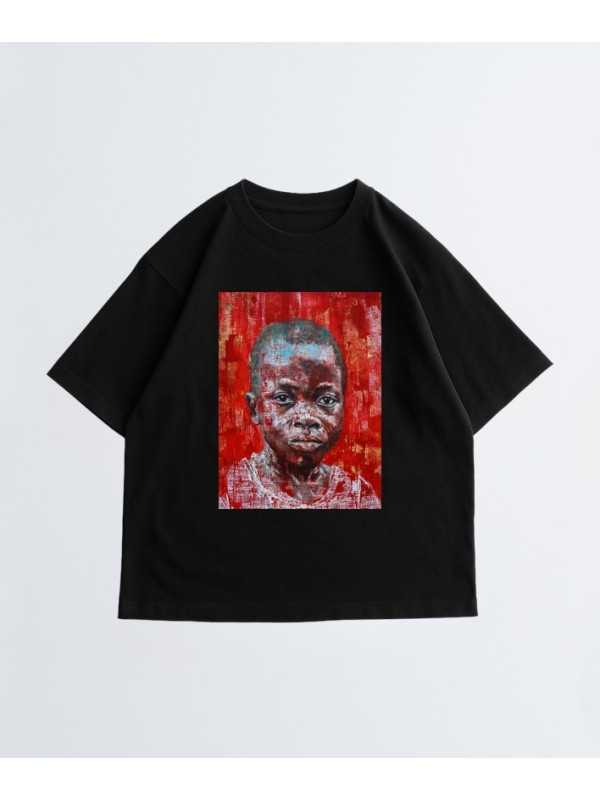 Unisex T-shirt - Srala - Accueil | Oueso - Contemporary Afro Art