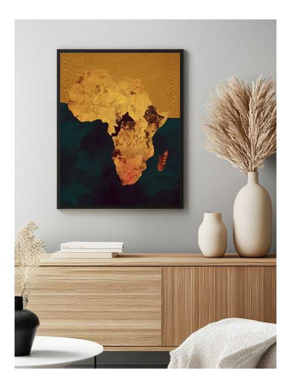 Poster - Afrik - Accueil | Oueso - Contemporary Afro Art
