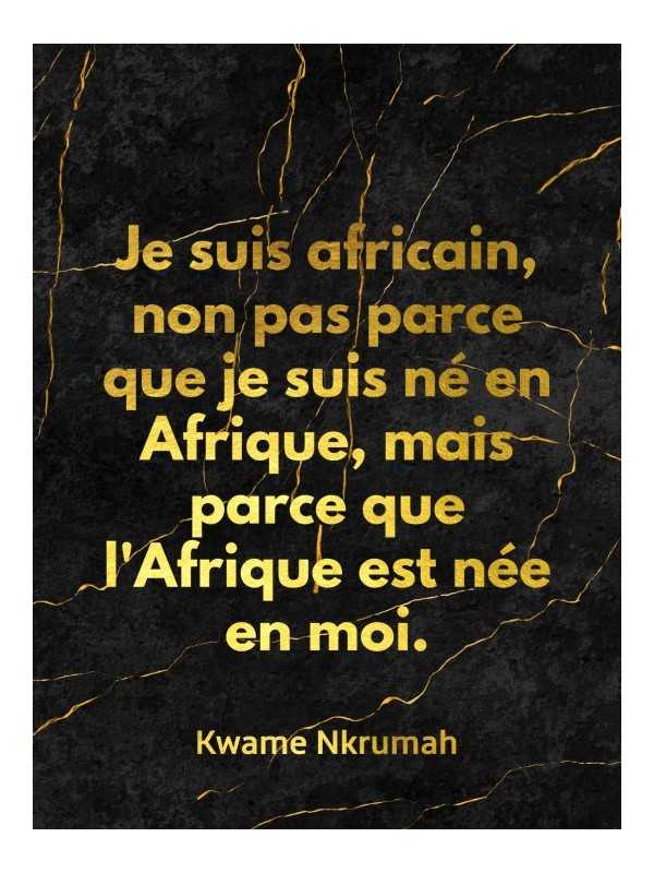 Poster - Kwame Nkrumah - Accueil | Oueso - Contemporary Afro Art