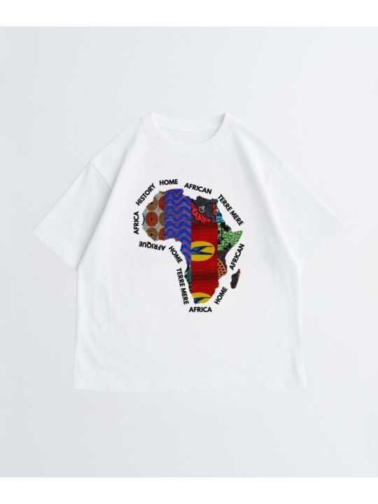Unisex T-shirt - Afrique wax-Accueil-OUESO