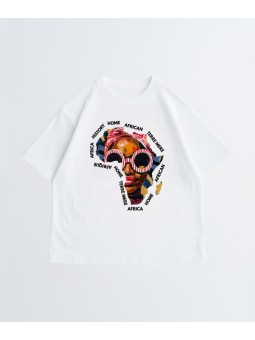 Unisex T-shirt - Afro afri - Accueil | Oueso - Art Afro Contemporain