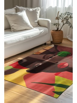 Tapis - Fego - Accueil | Oueso - Art Afro Contemporain