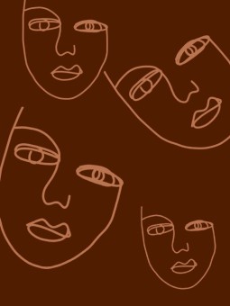 Affiche - Monface - Accueil | Oueso - Art Afro Contemporain