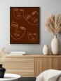 Poster - Monface - Accueil | Oueso - Contemporary Afro Art