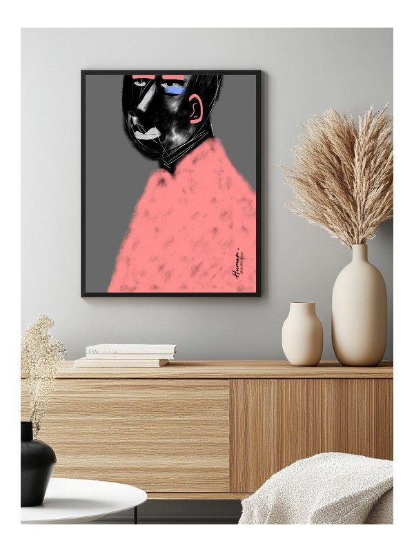 Affiche - Afro mohko - Affiches | Oueso - Art Afro Contemporain