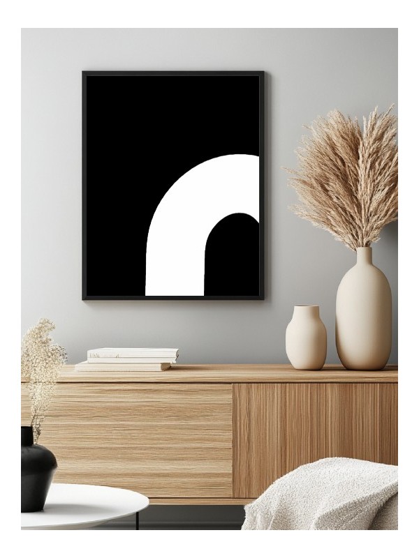 Poster - Road B & W