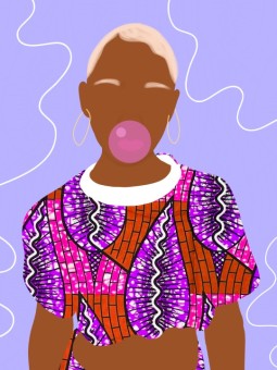 Affiche - LALA - Affiches | Oueso - Art Afro Contemporain