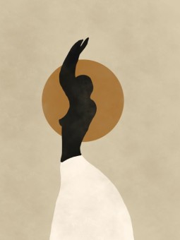 Affiche - Afro girl