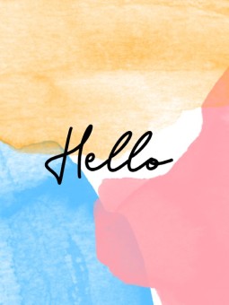 Poster - Hello - Posters | Oueso - Contemporary Afro Art
